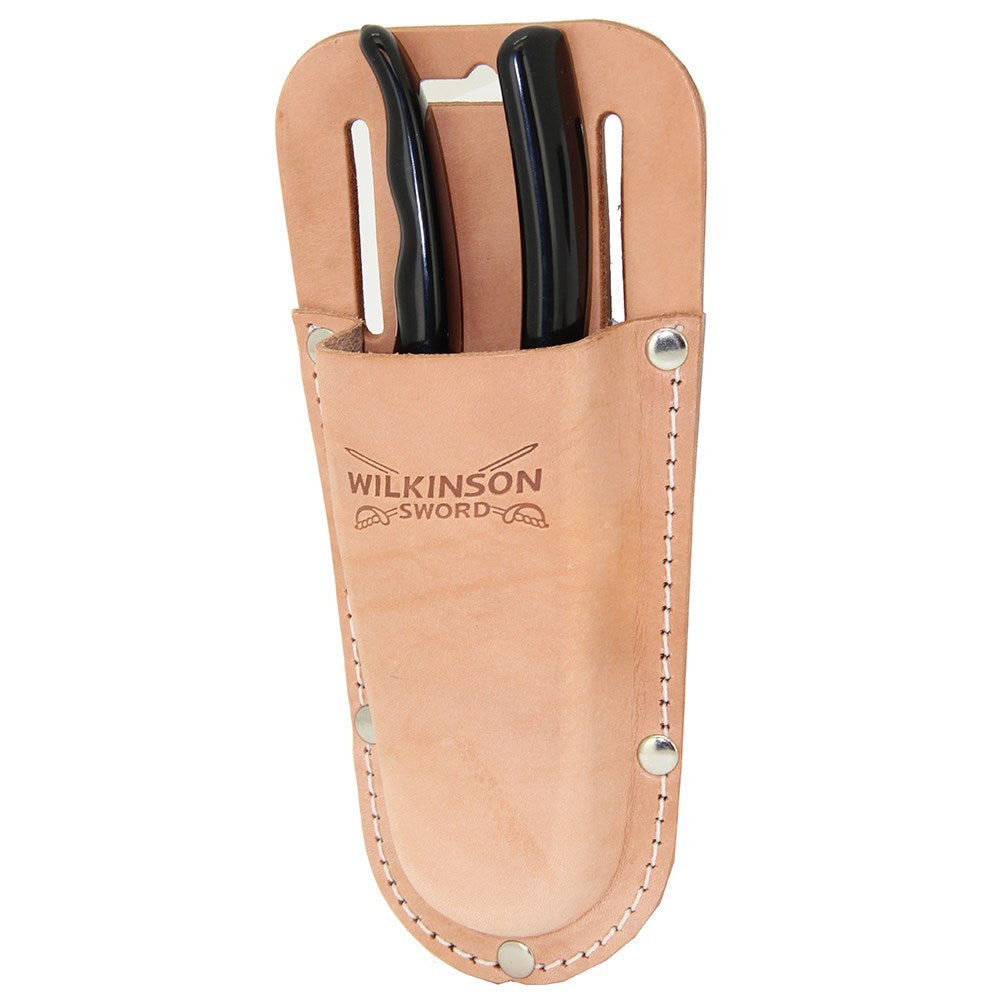 Étui professionnel en cuir pour sécateur de jardin avec clip ceinture