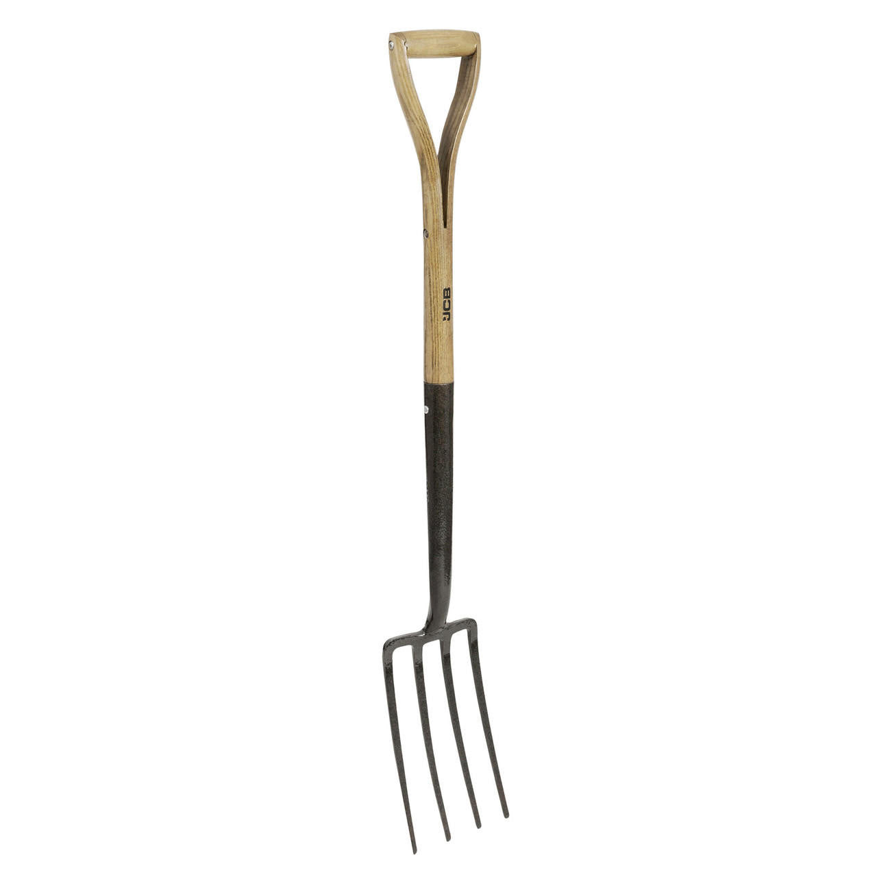 Fourche de bordure en acier au carbone avec poignée ergonomique en frêne pour le jardin