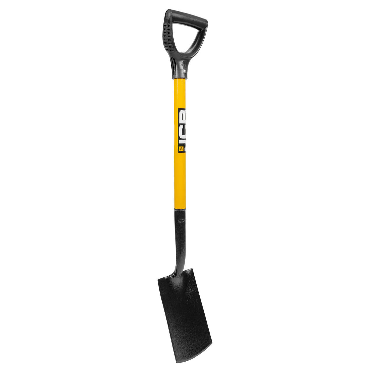 Bêche de jardin professionnelle, robuste en acier carbone avec poignée ergonomique en D