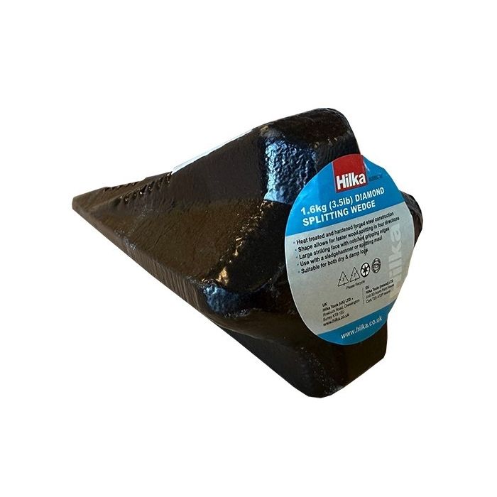 Coin éclateur diamant 1,6 kg, acier forgé robuste, noir