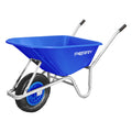 Brouette 110L en polypropylène moulé bleu