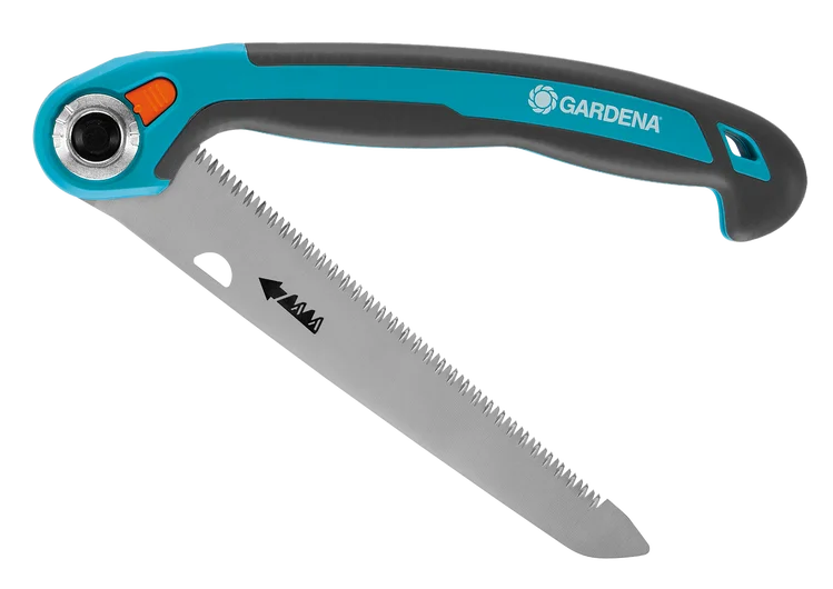 Scie pliable de jardinier lame 200 mm outil de jardinage à main compact et pliable
