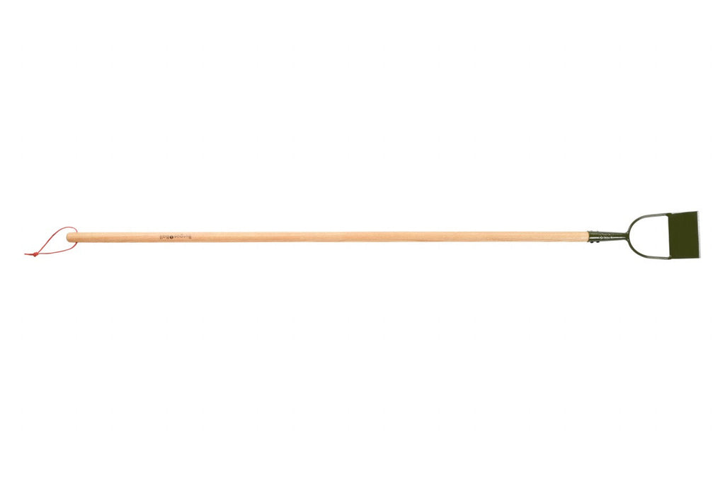 Binette hollandaise Boron Green à long manche et lame en acier inoxydable pour jardinage