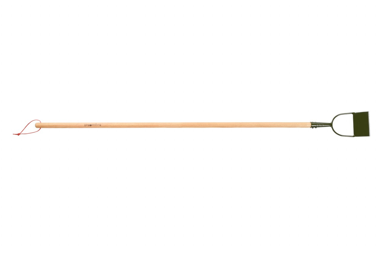 Binette hollandaise Boron Green à long manche et lame en acier inoxydable pour jardinage